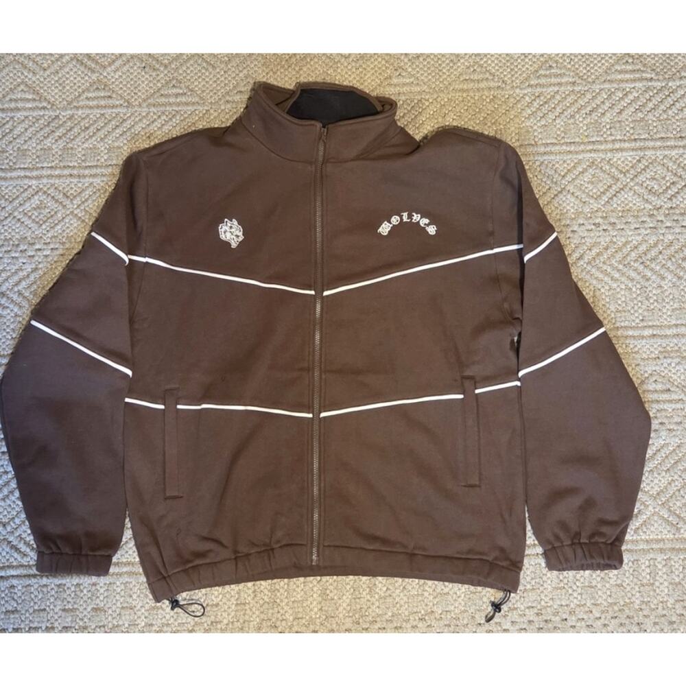 Darc Sport Track Jacket XL Brown Wolves Limited 300/500 Streetwear NWOT - Picture 1 of 3
